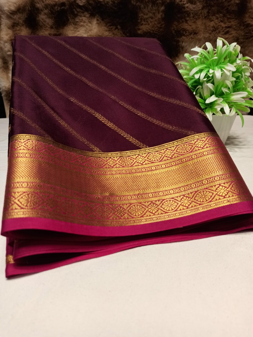 Pure Mysore Silk Saree.