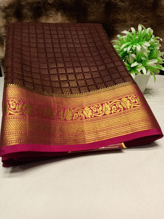 Pure Mysore Silk Saree.