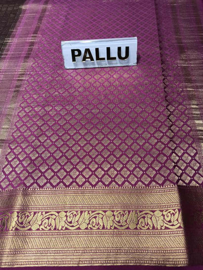 Pure Mysore Silk Saree.