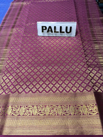 Pure Mysore Silk Saree.