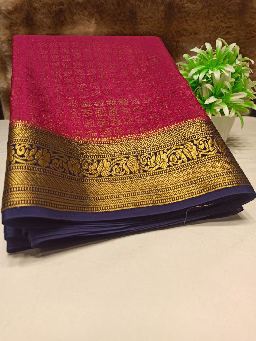 Pure Mysore Silk Saree.