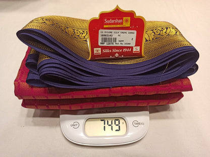 Pure Mysore Silk Saree.