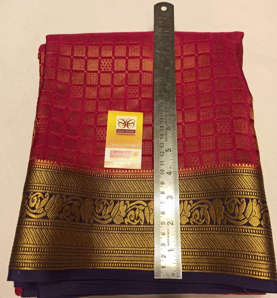 Pure Mysore Silk Saree.