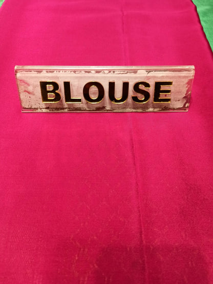 Pure Mysore Silk Saree.