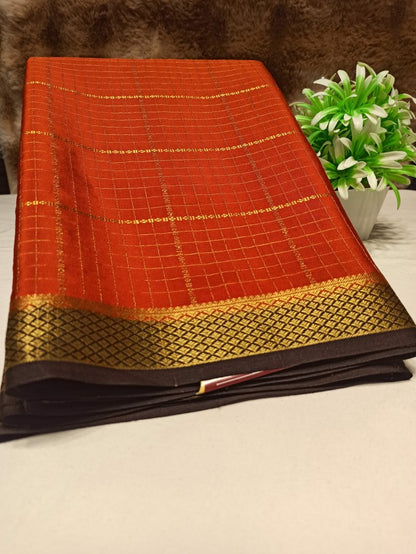 Pure Mysore Silk Saree.