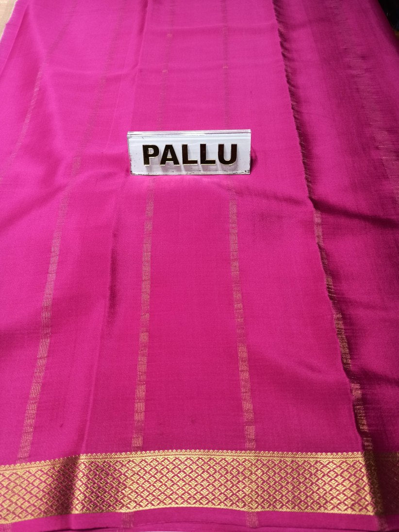Pure Mysore Silk Saree.