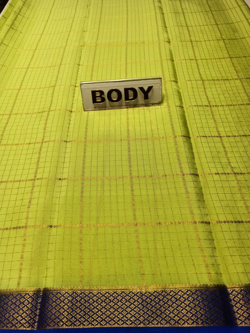 Pure Mysore Silk Saree.