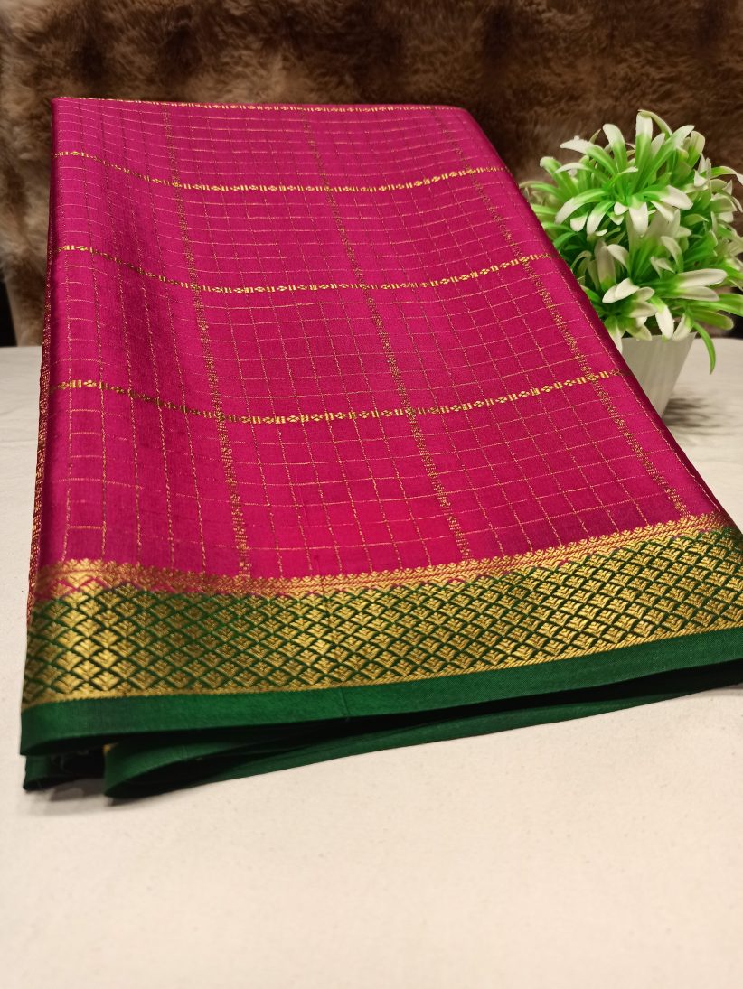 Pure Mysore Silk Saree.