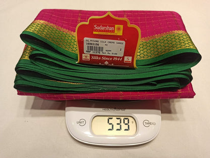 Pure Mysore Silk Saree.