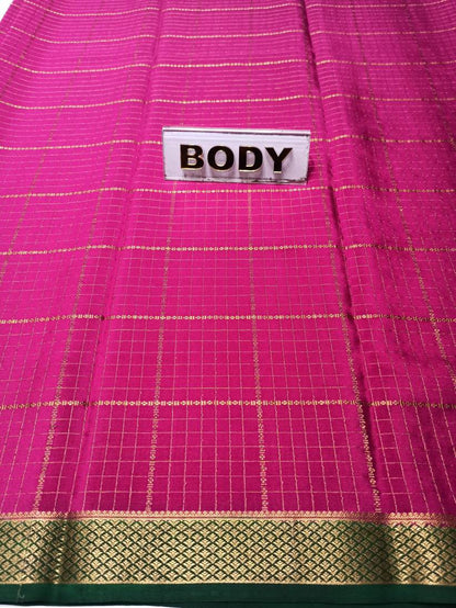 Pure Mysore Silk Saree.