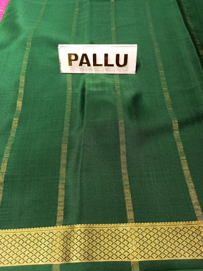 Pure Mysore Silk Saree.