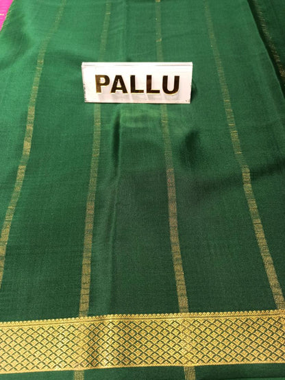 Pure Mysore Silk Saree.