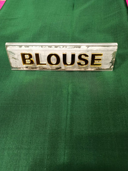 Pure Mysore Silk Saree.