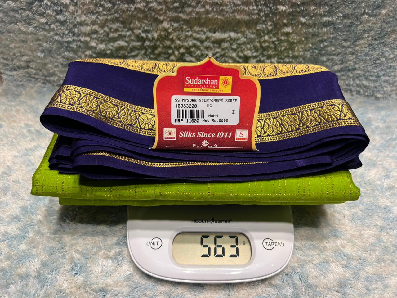 Pure Mysore Silk Saree.