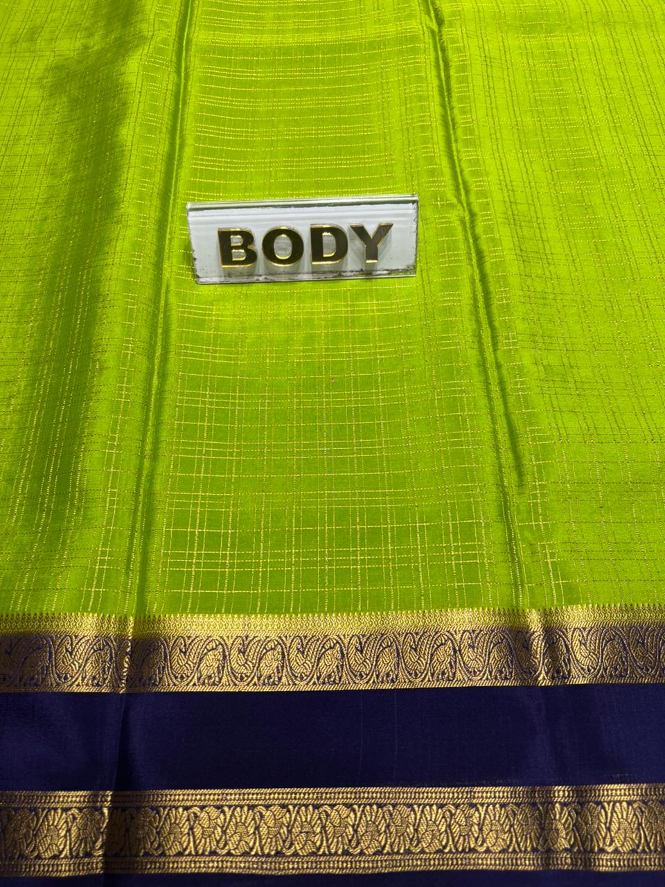 Pure Mysore Silk Saree.