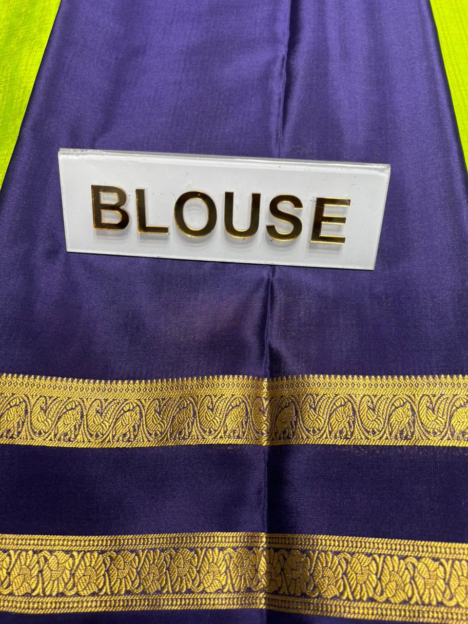 Pure Mysore Silk Saree.