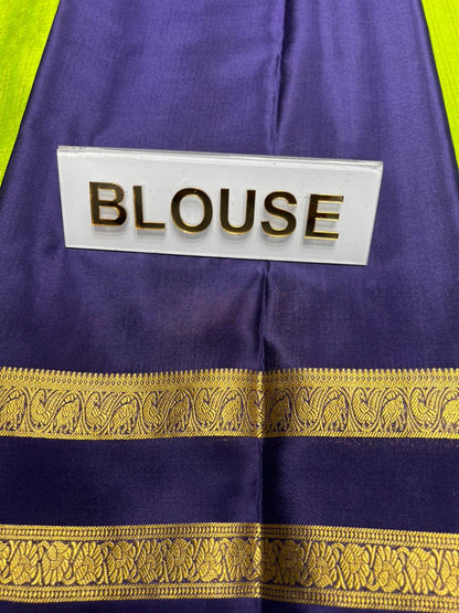 Pure Mysore Silk Saree.