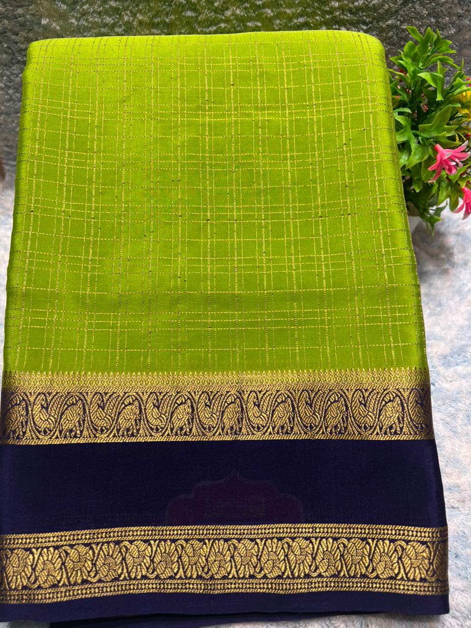 Pure Mysore Silk Saree.