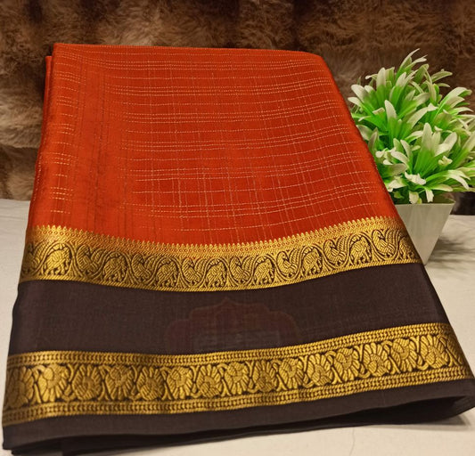 Pure Mysore Silk Saree.