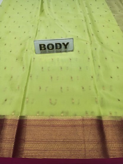 Pure Mysore Silk Saree.