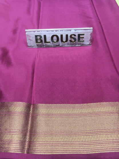 Pure Mysore Silk Saree.