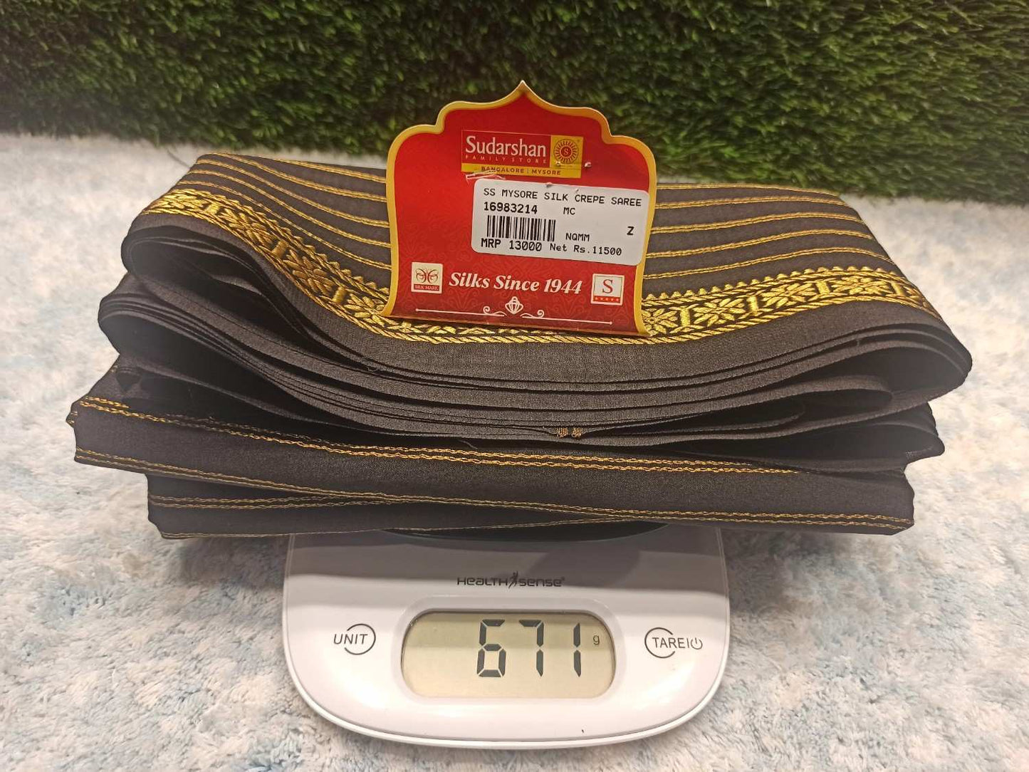 Pure Mysore Silk Saree.