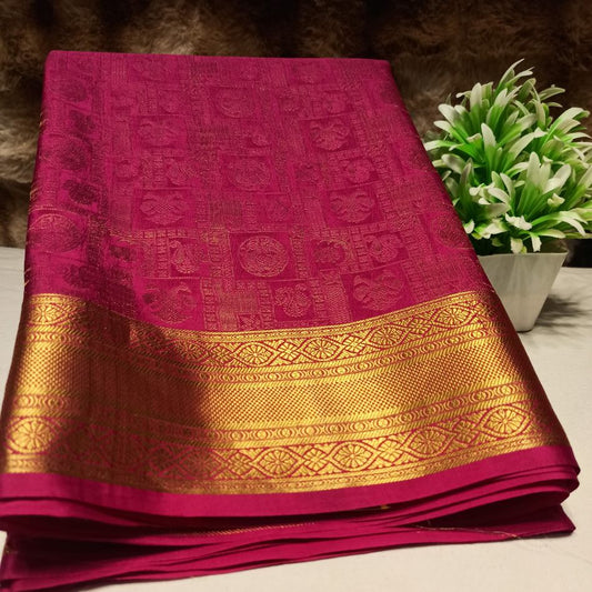 Pure Mysore Silk Saree.