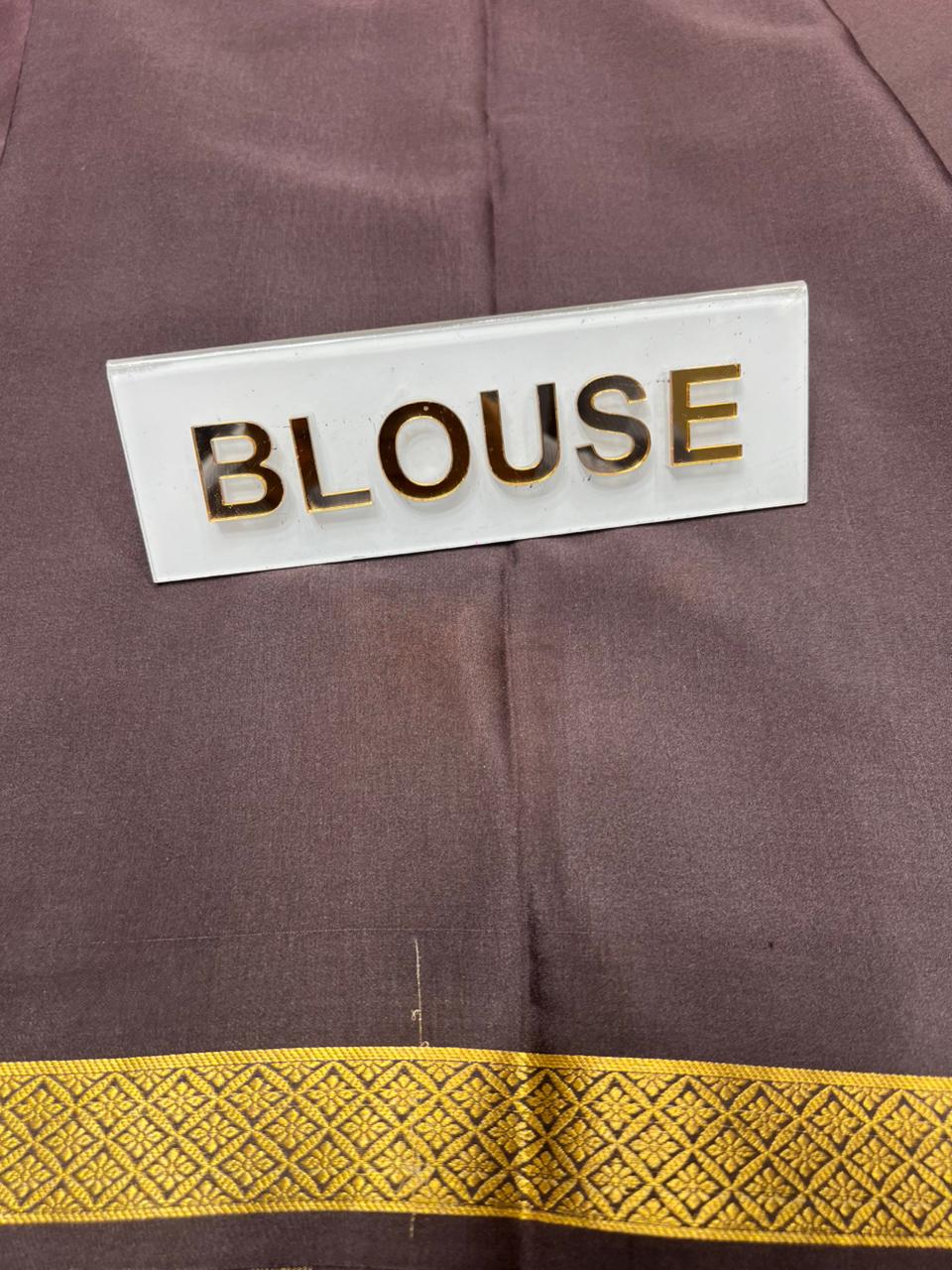 Pure Mysore Silk Saree.