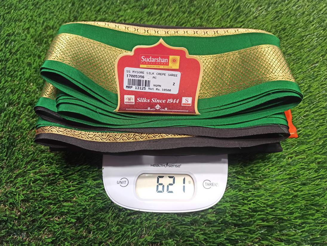 Pure Mysore Silk Saree.