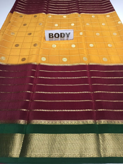 Pure Mysore Silk Saree.