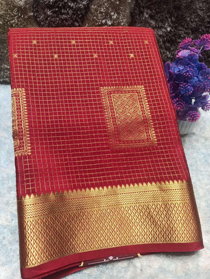 Pure Mysore Silk Saree.