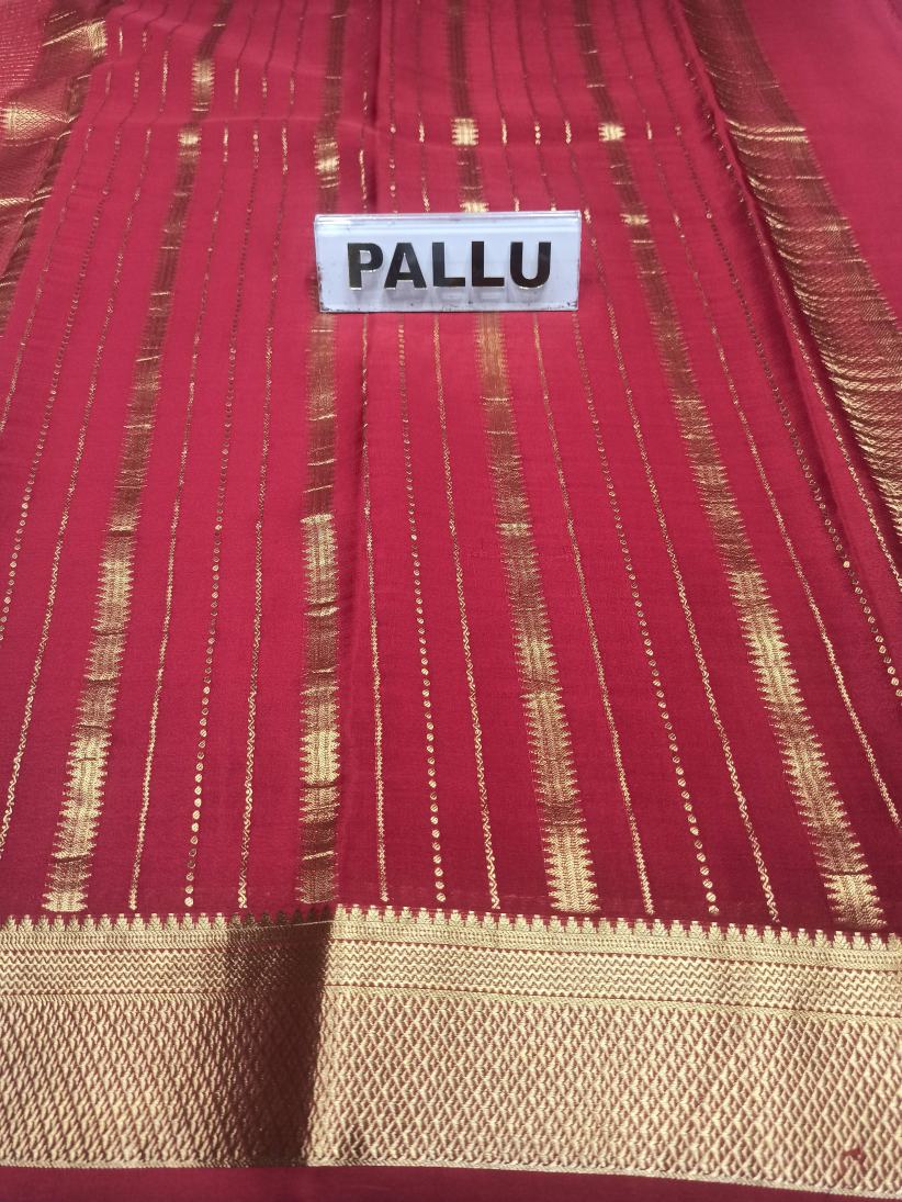 Pure Mysore Silk Saree.