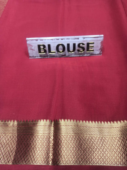 Pure Mysore Silk Saree.