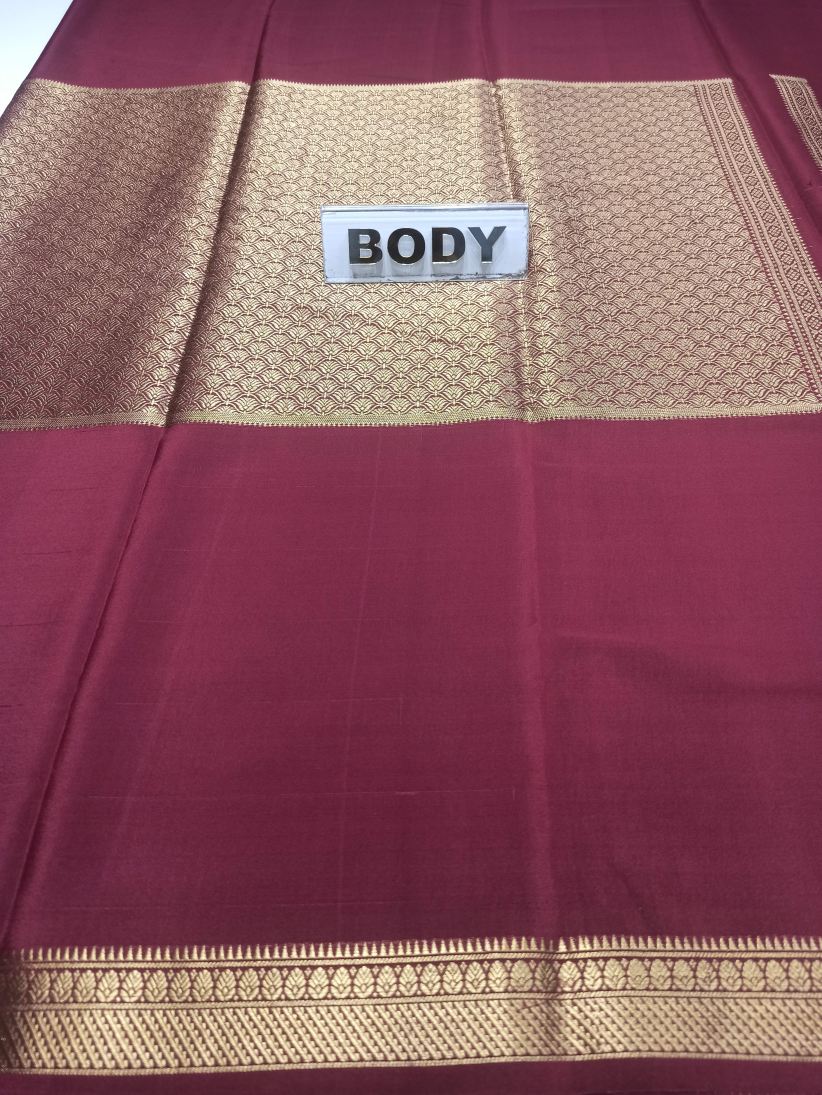 Pure Mysore Silk Saree.