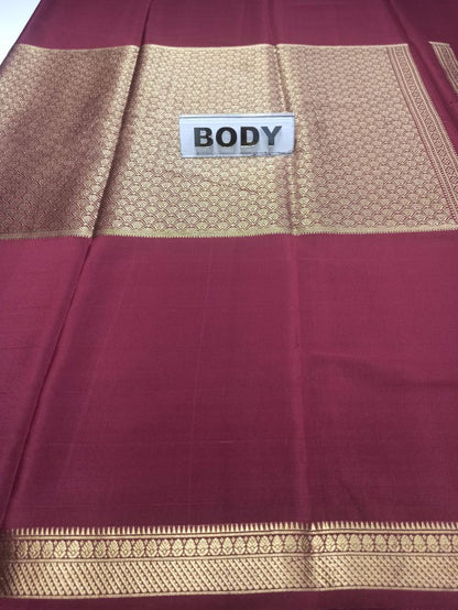 Pure Mysore Silk Saree.