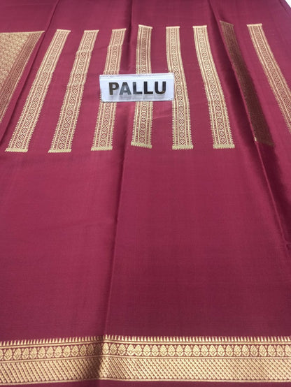Pure Mysore Silk Saree.