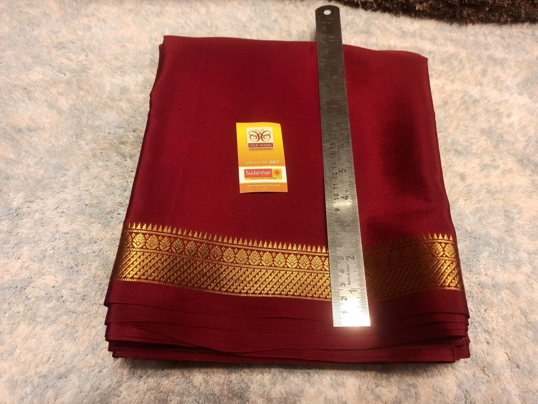 Pure Mysore Silk Saree.