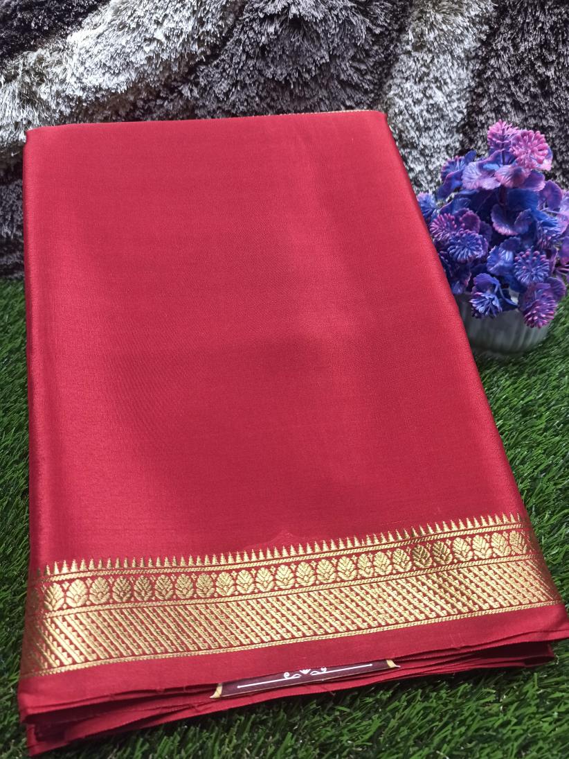 Pure Mysore Silk Saree.