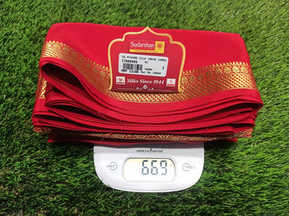 Pure Mysore Silk Saree.