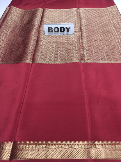 Pure Mysore Silk Saree.