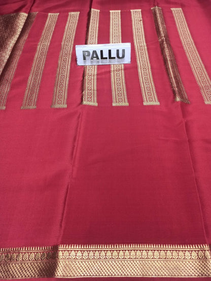 Pure Mysore Silk Saree.