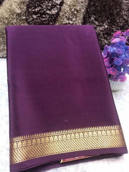 Pure Mysore Silk Saree.