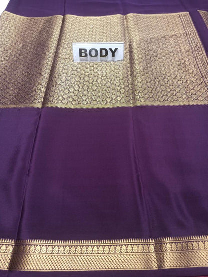 Pure Mysore Silk Saree.