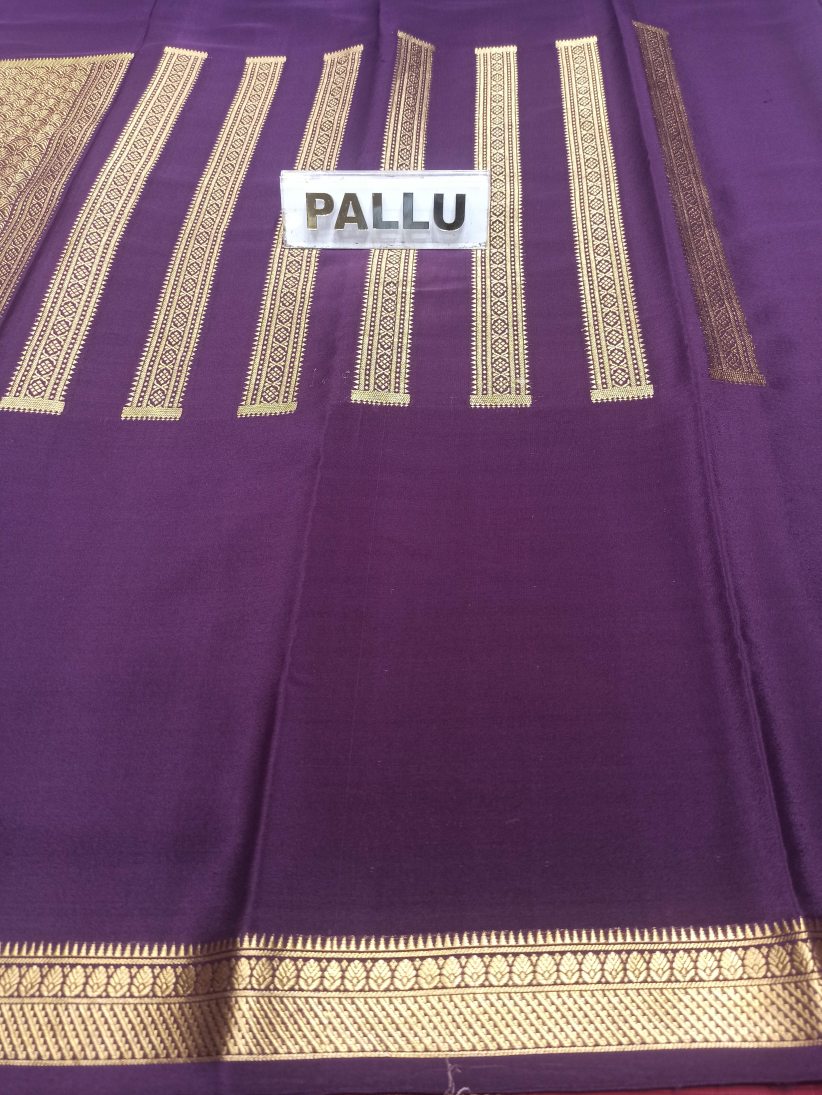 Pure Mysore Silk Saree.