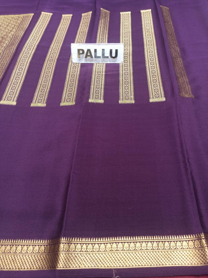 Pure Mysore Silk Saree.