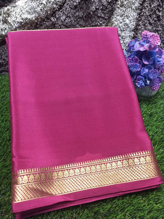 Pure Mysore Silk Saree.