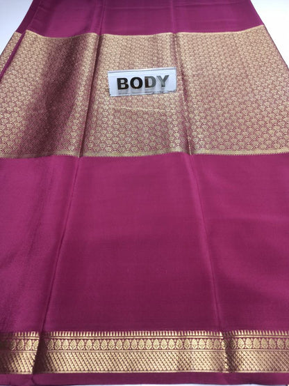 Pure Mysore Silk Saree.