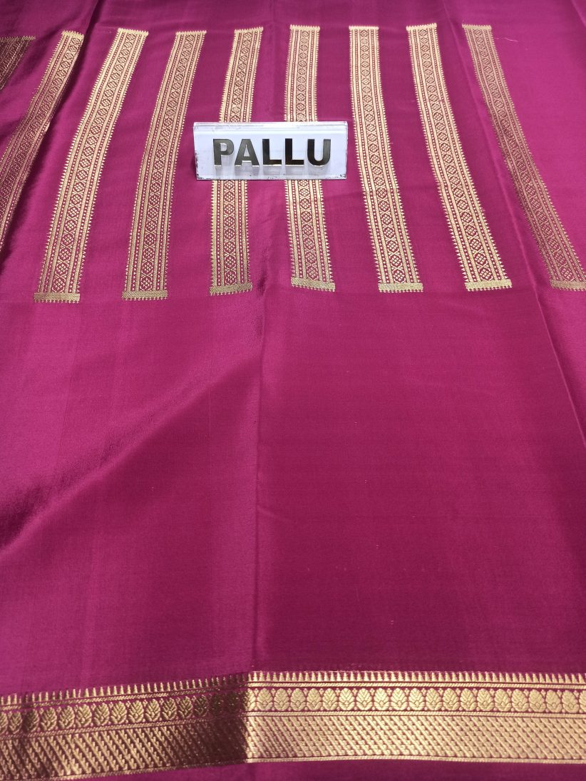 Pure Mysore Silk Saree.