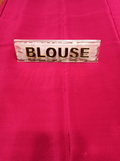 Pure Mysore Silk Saree.