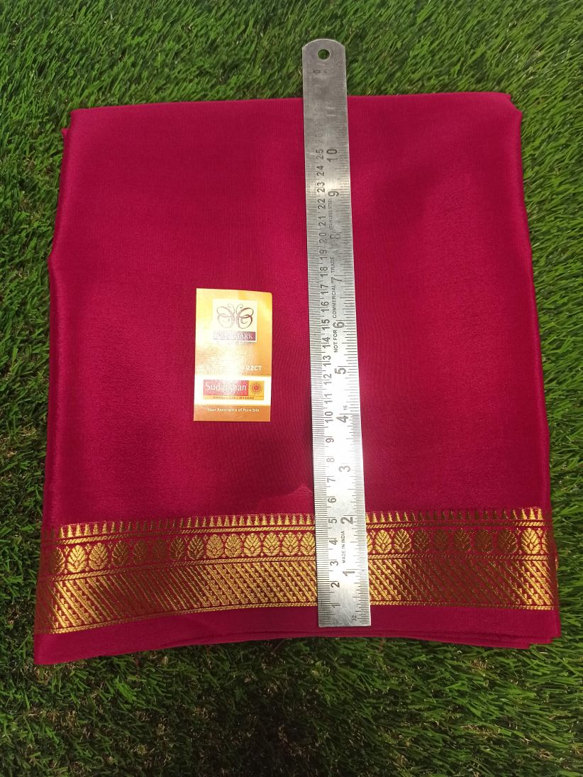 Pure Mysore Silk Saree.